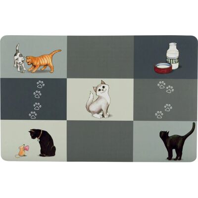 Trixie Hunde/Katzen Futtermatte - Grau 44x28 cm Trixie Hunde/Katzen Futtermatte - Grau 44x28 cm