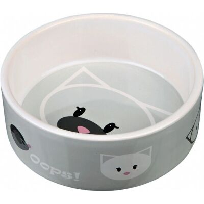 Trixie Ceramic Dog/Cat Bowl - 0.3L - Pink, Blue, Grey Trixie Ceramic Dog/Cat Bowl - 0.3L - Pink, Blue, Grey