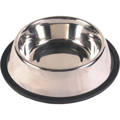 Trixie 24854 Ciotola per animali - Acciaio inossidabile, Nero, 1,75L Trixie 24854 Ciotola per animali - Acciaio inossidabile, Nero, 1,75L