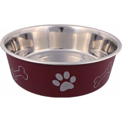 Trixie Edelstahlnapf mit Kunststoffmantel, 23cm - Haustier Futter Trixie Edelstahlnapf mit Kunststoffmantel, 23cm - Haustier Futter