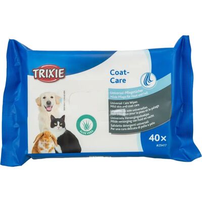 TRIXIE 29417 Haustier-Feuchttücher - 40 Stück TRIXIE 29417 Haustier-Feuchttücher - 40 Stück