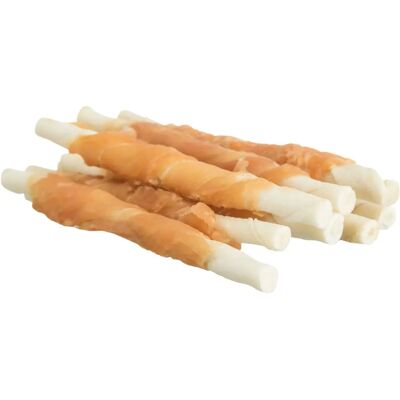 Premio Trixie Cane/Gatto - Pelle di manzo, Rotoli di pollo, 70g Premio Trixie Cane/Gatto - Pelle di manzo, Rotoli di pollo, 70g