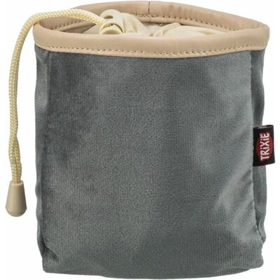 Trixie Hundesnack-Tasche - Grau Velours Snackbeutel Trixie Hundesnack-Tasche - Grau Velours Snackbeutel