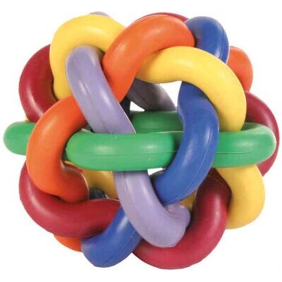 Trixie 32622 Natural Rubber Dog Toy - 10cm Multi-Color Trixie 32622 Natural Rubber Dog Toy - 10cm Multi-Color
