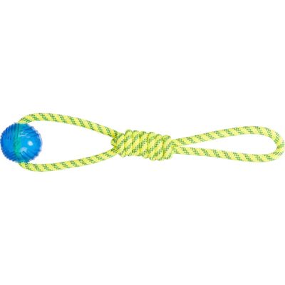 Jouet pour chien Trixie - Corde flottante avec balle, 40cm Jouet pour chien Trixie - Corde flottante avec balle, 40cm