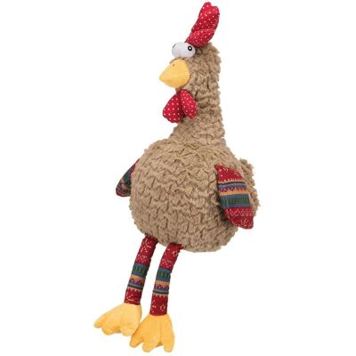 Trixie Brown Rooster Plush Dog Toy - Soft & Crunchy Trixie Brown Rooster Plush Dog Toy - Soft & Crunchy