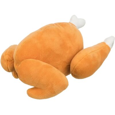 Trixie Pluche Roast Chicken Hondenspeelgoed - 22cm Trixie Pluche Roast Chicken Hondenspeelgoed - 22cm