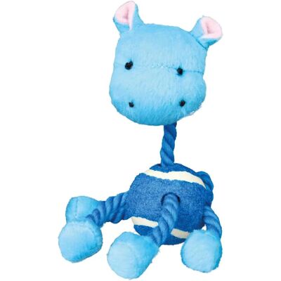 Giocattolo per cani TRIXIE - Peluche con corda e palla da tennis - 16cm Giocattolo per cani TRIXIE - Peluche con corda e palla da tennis - 16cm
