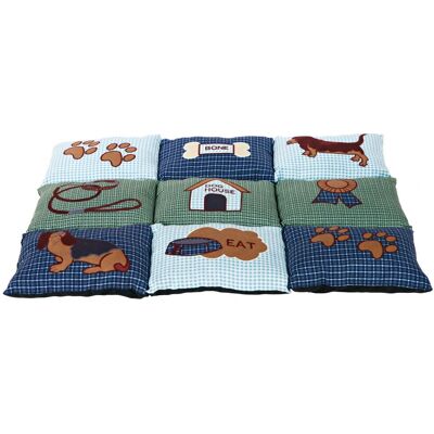 Trixie Patchwork Hondenmatras - Duurzaam, Comfortabel, Kleurrijk Trixie Patchwork Hondenmatras - Duurzaam, Comfortabel, Kleurrijk