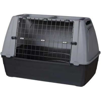 Trixie Grå Hundetransportbox - 77x51x43cm Trixie Grå Hundetransportbox - 77x51x43cm