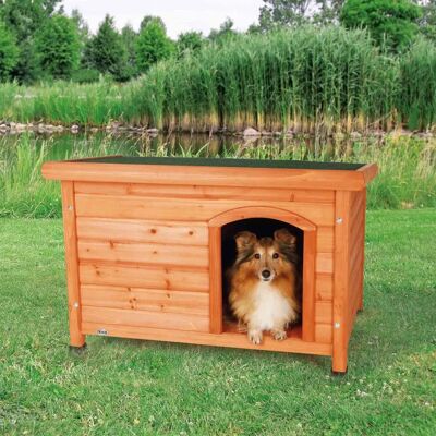 Trixie Hundehütte - Flachdach Braun - Klein bis Mittel Trixie Hundehütte - Flachdach Braun - Klein bis Mittel