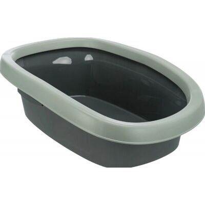Trixie Carlo Litière Ouverte pour Chat - Type: Litière pour chat - Vert, Gris, Anthracite Trixie Carlo Litière Ouverte pour Chat - Type: Litière pour chat - Vert, Gris, Anthracite