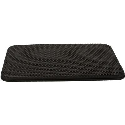 Trixie Black Cat Litter Mat - Rectangular, EVA, Non-slip Trixie Black Cat Litter Mat - Rectangular, EVA, Non-slip
