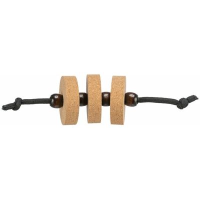 Trixie Natural Cat Toy Cork Wood Discs - 4x14cm Trixie Natural Cat Toy Cork Wood Discs - 4x14cm