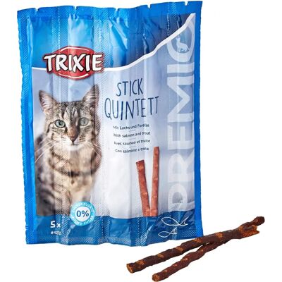 Trixie Katensnacks Zalm Forel - 5x5g Trixie Katensnacks Zalm Forel - 5x5g