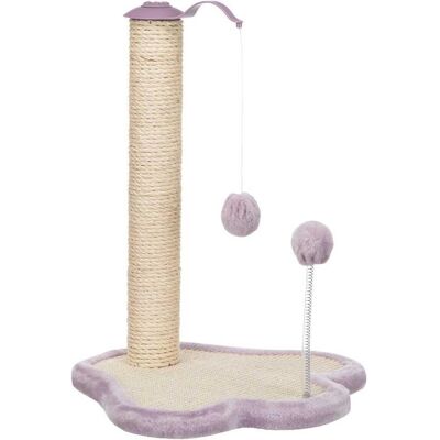 Trixie Junior Scratching Post Lilac/Natural - Scratching Post for Cats Trixie Junior Scratching Post Lilac/Natural - Scratching Post for Cats