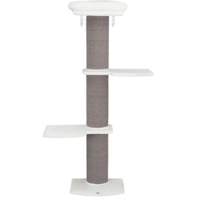 Trixie Acadia Wall Mounted Cat Tree - White/Gray - Scratching Posts Trixie Acadia Wall Mounted Cat Tree - White/Gray - Scratching Posts