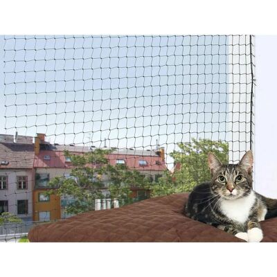 Trixie svart balkongnät för katter - Säkerhetsnät för inomhus och utomhus Trixie svart balkongnät för katter - Säkerhetsnät för inomhus och utomhus