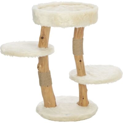 Trixie - Kattenboom Santo - Echte Hout - Crème - 73 cm Trixie - Kattenboom Santo - Echte Hout - Crème - 73 cm