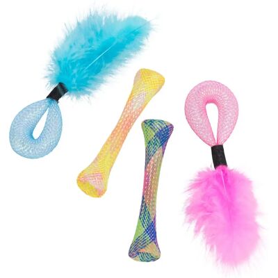 TRIXIE 45490 Hund/Katze Spielzeug - Bunte Rassel Tubes Set TRIXIE 45490 Hund/Katze Spielzeug - Bunte Rassel Tubes Set