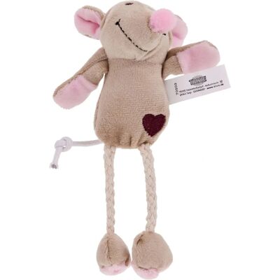 Topo in peluche beige Trixie - Giocattolo per gatti Topo in peluche beige Trixie - Giocattolo per gatti