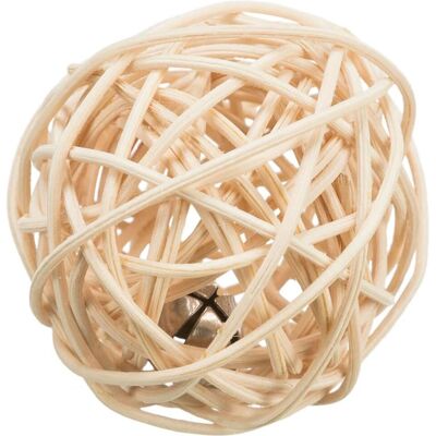 Canne à Pêche en Bois et Peluche à la Valériane avec Boules de Pompons - Jouet pour Chat Canne à Pêche en Bois et Peluche à la Valériane avec Boules de Pompons - Jouet pour Chat