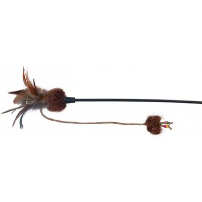 Trixie Hond/kat Speelgoed - Interactieve Toverstaf met Veren & Bal, 54cm Trixie Hond/kat Speelgoed - Interactieve Toverstaf met Veren & Bal, 54cm