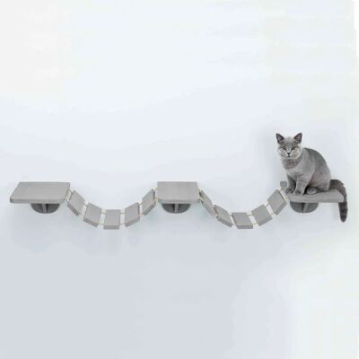 TRIXIE Wall-mounted Cat Climbing Ladder 150x30cm Taupe - Cat Furniture TRIXIE Wall-mounted Cat Climbing Ladder 150x30cm Taupe - Cat Furniture