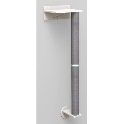 Trixie Wall Set One with Wall Holders for Cats White/Grey - Pet Accessories Trixie Wall Set One with Wall Holders for Cats White/Grey - Pet Accessories