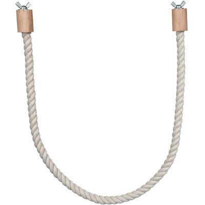 Decorazione habitat piccoli animali - Percha in corda di cotone 66cm Decorazione habitat piccoli animali - Percha in corda di cotone 66cm