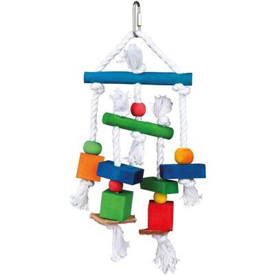 Trixie Vogelspielzeug mit Seil - 24cm - Vogelzubehör Trixie Vogelspielzeug mit Seil - 24cm - Vogelzubehör