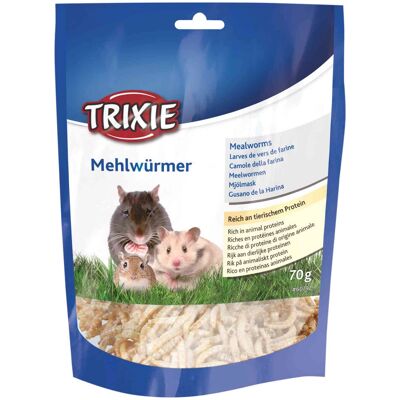 Trixie Smådyrefôr - Tørkede melormer - 70g Trixie Smådyrefôr - Tørkede melormer - 70g
