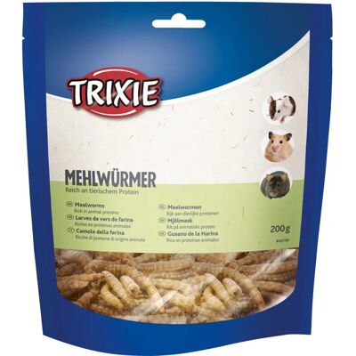 Trixie Klein diervoeder - Hamster, Muis, Ratten - Rijk aan eiwitten Trixie Klein diervoeder - Hamster, Muis, Ratten - Rijk aan eiwitten