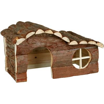 Habitat pour petits animaux Trixie - Bois naturel, écorce, 31x19x19cm Habitat pour petits animaux Trixie - Bois naturel, écorce, 31x19x19cm