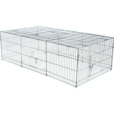 Trixie Outdoor Metallgehege mit Abdeckung 216x65x116cm Trixie Outdoor Metallgehege mit Abdeckung 216x65x116cm