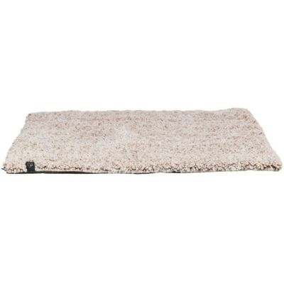 TRIXIE Hund/Katze Bett - Weiß/Braun - Groß - 120x75 cm - Beheizte Haustiermatte TRIXIE Hund/Katze Bett - Weiß/Braun - Groß - 120x75 cm - Beheizte Haustiermatte