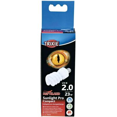 Lampada UV Trixie Sunlight Pro Compact 2.0 - Terrario Lampada UV Trixie Sunlight Pro Compact 2.0 - Terrario