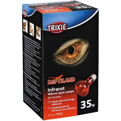 Lampe chauffante pour reptiles Trixie - Infrarouge 35W pour terrarium - Publicité Lampe chauffante pour reptiles Trixie - Infrarouge 35W pour terrarium - Publicité