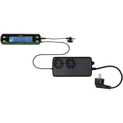 Trixie Digital Thermostat - Reptile/Aquarium - Dual Circuit Trixie Digital Thermostat - Reptile/Aquarium - Dual Circuit