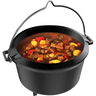 TEPRO Dutch Oven S - 4 Liter, Schwarz, Gusseisen - Dutch Oven TEPRO Dutch Oven S - 4 Liter, Schwarz, Gusseisen - Dutch Oven