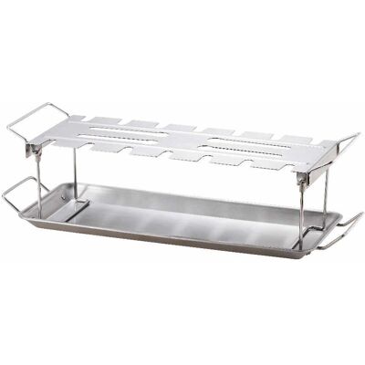 TEPRO Edelstahl Hähnchenhalter - 44,2 cm Faltbar Grillzubehör TEPRO Edelstahl Hähnchenhalter - 44,2 cm Faltbar Grillzubehör