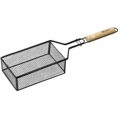 Tepro 8336 Cestino barbecue - Rete, Manico in legno, Blocco Tepro 8336 Cestino barbecue - Rete, Manico in legno, Blocco