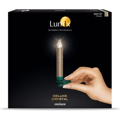 Krinner 74265 Braune LED Girlande mit Swarovski Kerzen Krinner 74265 Braune LED Girlande mit Swarovski Kerzen