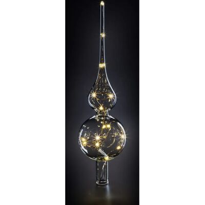 Krinner 76030 Weihnachtsornament - Glas Transparent LED Varmvit RGB Krinner 76030 Weihnachtsornament - Glas Transparent LED Varmvit RGB