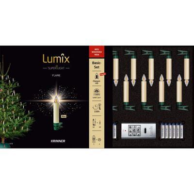 Krinner Lumix Superlight Flame Mini Avorio - Luci di Natale LED Krinner Lumix Superlight Flame Mini Avorio - Luci di Natale LED