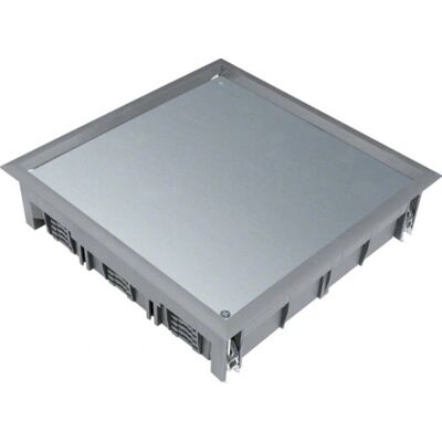 Accessoire pour boîtier électrique Hager VDQ12127011 - Couvercle de 12mm - Gris - Publicité Accessoire pour boîtier électrique Hager VDQ12127011 - Couvercle de 12mm - Gris - Publicité