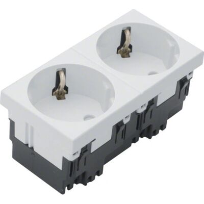 Hager ESR2339010 Weiße 2-Gang Schuko Elektrische Gehäusezubehör - Elektrische Gehäusezubehör Hager ESR2339010 Weiße 2-Gang Schuko Elektrische Gehäusezubehör - Elektrische Gehäusezubehör