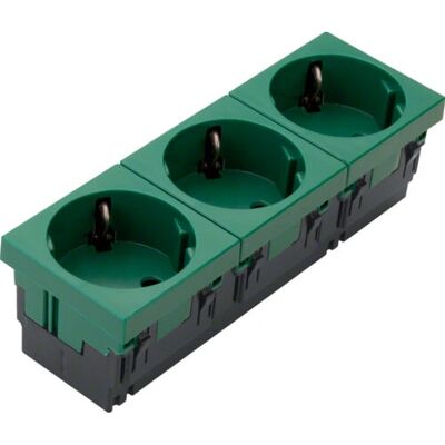 Hager ESR3336029 - Steckdose 3-fach - Zubehör für Gehäuse Hager ESR3336029 - Steckdose 3-fach - Zubehör für Gehäuse