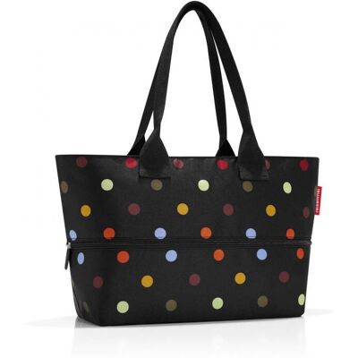 Reisenthel Schwarze Shopper E1 - Verstellbarer Volumen Einkaufstasche Reisenthel Schwarze Shopper E1 - Verstellbarer Volumen Einkaufstasche