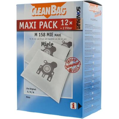 Scanpart Maxipack Miele G/N Staubsaugerbeutel - Mikrofaser Filtration Scanpart Maxipack Miele G/N Staubsaugerbeutel - Mikrofaser Filtration